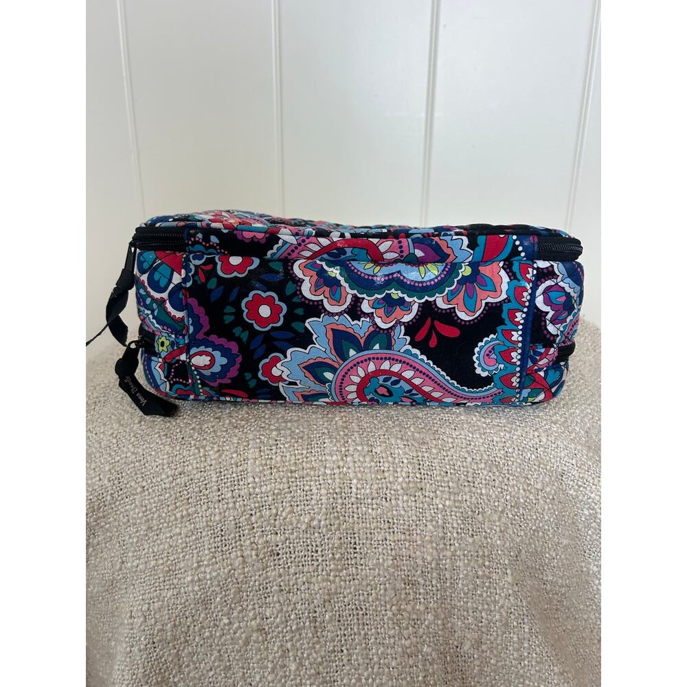 Vera Bradley Haymarket Paisley Cosmetic Travel Bag - Picture 7 of 8
